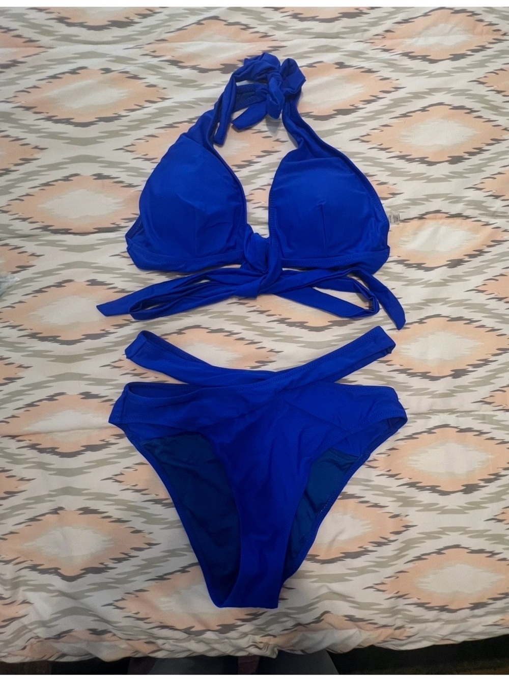 Royal Blue Two-Piece Bikini Set